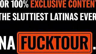 watch this big tits latina slut get her face roughly fucked sloppy in homemade tape!