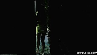 i can't believe this milf cop is fingering her shaved pussy on halloween!