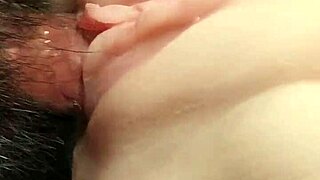 mmm love slamming this shaved fuck doll's big pussy double with toys up close