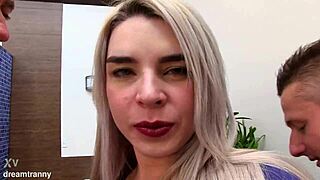 ever seen a trans stunner like carol penelope take triple penetration?