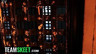 Vi raw fucks tiny 18+ Caitlyn in hot Arcane parody