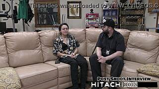 Freshman Mara Luv Hits Mandatory Hitachi Orgasm Backstage!