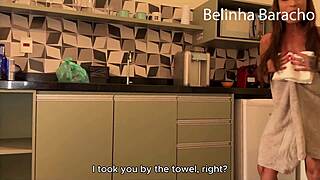 brazilian milf loves young stud's monster cock creampie deep inside