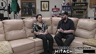 Freshman Mara Luv Hits Mandatory Hitachi Orgasm Backstage!