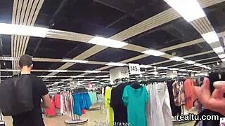 Glamorous Czech Teen Seduced Ripped Fucked Supermarket POV