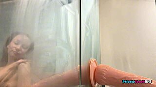 Skinny Russian Blonde Deepthroats Massive Dildo in Perverted Solo Fetish
