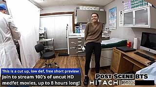 Freshman Mara Luv Hits Mandatory Hitachi Orgasm Backstage!