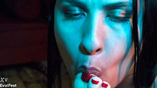 Goddess Feet Dripping Honey Licked By Bisexual Brunette And Redhead Slaves