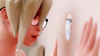 What secrets hide behind those thin gloryhole walls?