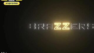 wanna swap cum after penny barber and jasmine sherni get facialed in the garage?