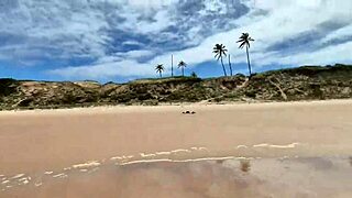 nudist beach orgy erupts with lunna geek's tight pussy double vaginal by joao pitbull