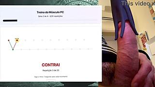 colombian italian muscular bodybuilder's fat 19cm monster cock endures long workout without cumming