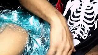 headed to that halloween costume party and brought home the monster with the biggest package