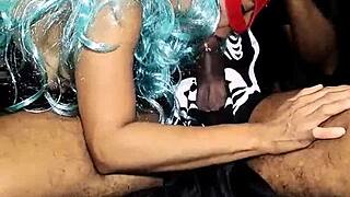 headed to that halloween costume party and brought home the monster with the biggest package