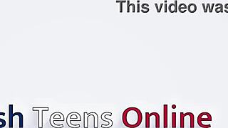 Tight teen pussy stretched hard by older guy's massive cock pounding