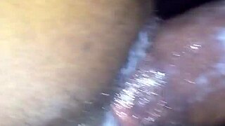 Massive BBC Slams Ebony Girlfriend Creamy Pussy Bent Over Doggystyle POV