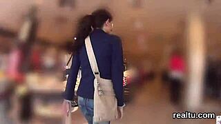 hey czech teen in mall, wanna get seduced then drilled hard pov?