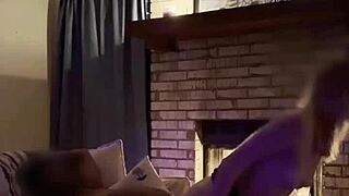 skinny wife licks balls deepthroats black cock bent over in erotic lingerie