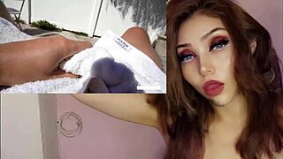 Horny Latina Teen Accidentally Creampies Stepmom's Panties In Orgasm