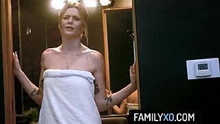 stepbrother rams his stepsisters hard in taboo threesome frenzy