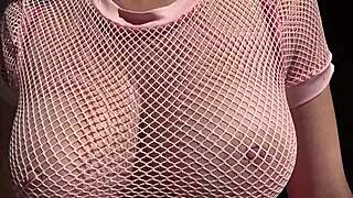 italian milf artemisia's big natural tits bounce wildly in horny outdoor session.