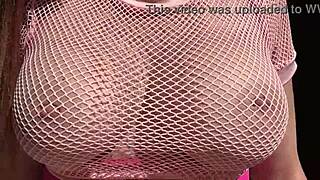 italian milf artemisia's big natural tits bounce wildly in horny outdoor session.