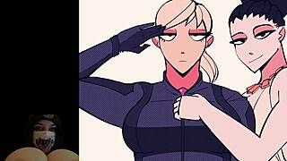 peek at these lush big tits bouncing in steamy lesbian play compilation