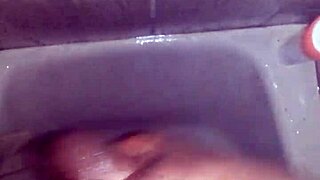 Watch Me Jerk My Big Black Monster Cock In The Shower