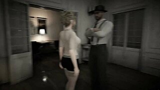 let's dive into angels awakening part 3 with this blonde lingerie tease voyeur style