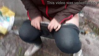 damn, close-up cock slamming pussy with vibrator golden showers and cum dumps inside