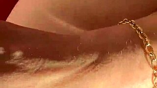 my wet pussy stuffed with dildo and pearls till cum drips out
