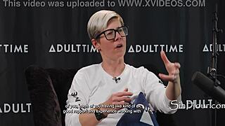 Bare ebony and blonde pornstars share massive black cocks in wild ffm