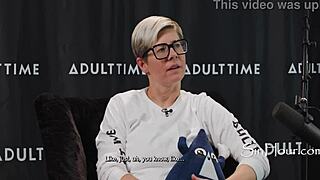 Bare ebony and blonde pornstars share massive black cocks in wild ffm