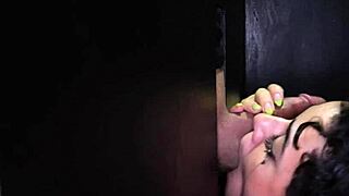 ROBBIN SWALLOWS Huge CUM Loads DEEP Gloryhole Style