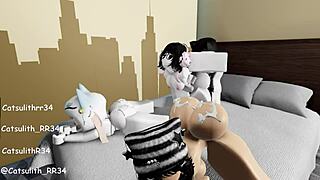 hey, first foursome and she brings her friends over... bent over doggystyle, riding, blowjobs, we fuck nonstop~