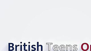 British 18yo girl next door in lingerie gives first time handjob to older neighbor 😍💦