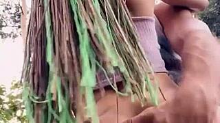 Wanna Watch Petite Babe Take Monster Cock in Forest?