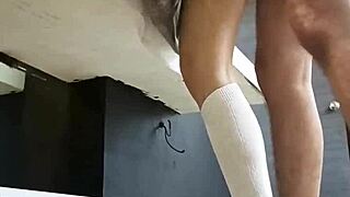 Want this skinny schoolgirl bred doggy by her classmate?