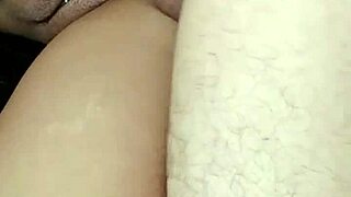 Great fuck cumming on pierced pussy