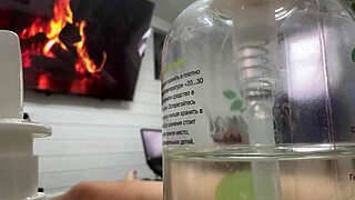 Petite teen misssvikki sucks and fucks anal through sheer lingerie on hidden cam