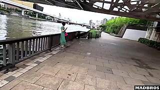 caught these horny japanese sharemates anal fucking in bathroom?