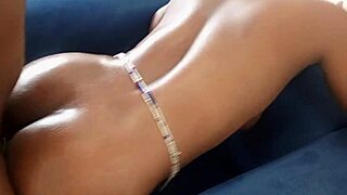 African Amateur Bent Over Sofa Doggystyle Big Cock Pound