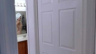 Megan Maiden Shaves Petite Milf Maid's Big Tits and Muff in Hardcore POV Reality