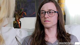 Busty milf Erica Lauren screams lesbian party big tits bounce!