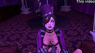 mad moxxi grabs you for epic blowjob pickup at purple dream club