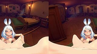 Damn Aidenhet's Mualani Gives the Sloppiest Anime Blowjob Ever!!