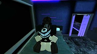 perrita slurps huge black monster cock rough with roblox music