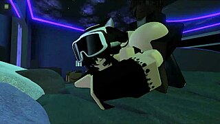 perrita slurps huge black monster cock rough with roblox music