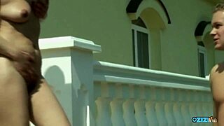 Big Ass Asian Milf Redhead Deepthroats Then Rides Bent Over Doggystyle for Outdoor Facial Cumshot