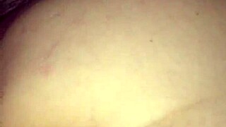 wife bends over for sneaky doggy anal while husband waits outside